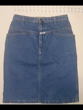 Marithe Francois Girbaud vintange Jean Skirt